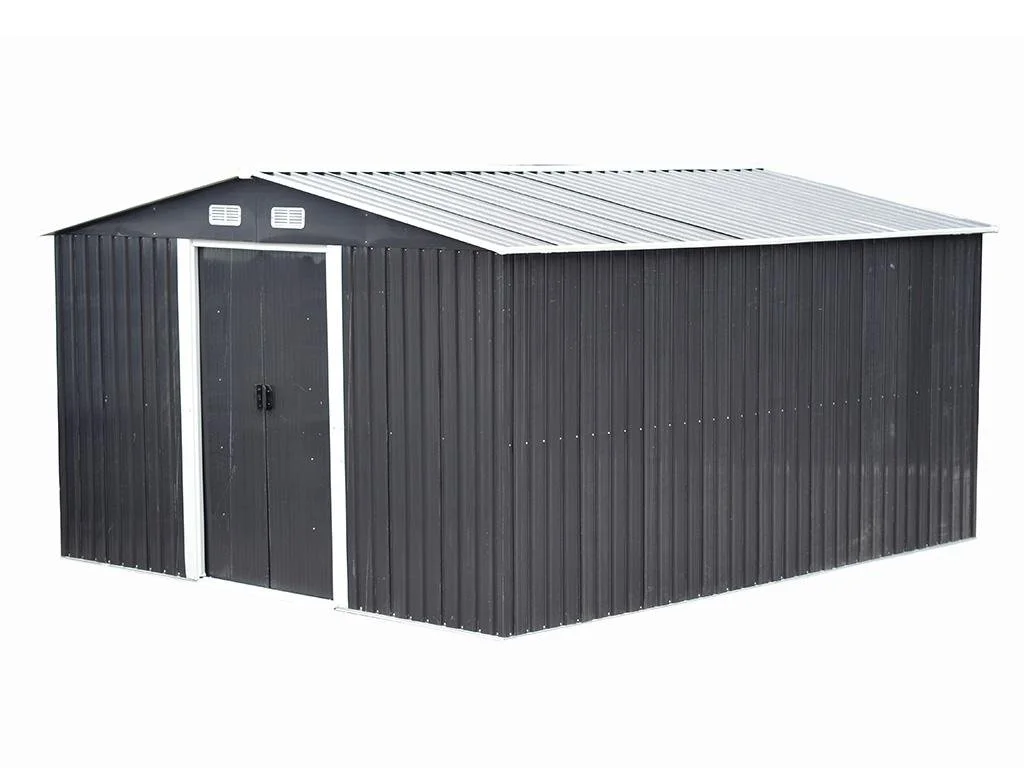 Abri de jardin en acier galvanisé gris 12,5 m² – Prix d’usines – Image 3