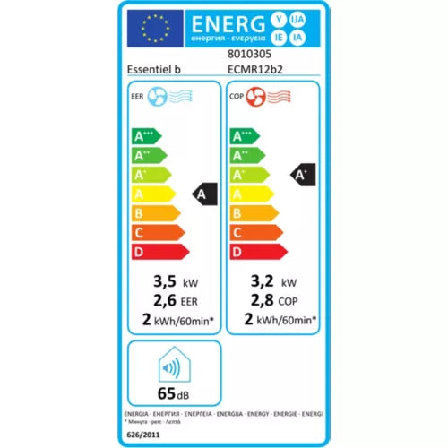 Clim réversible 12 000 BTU chaud et froid — pièce jusqu’à 30 m² – Image 5