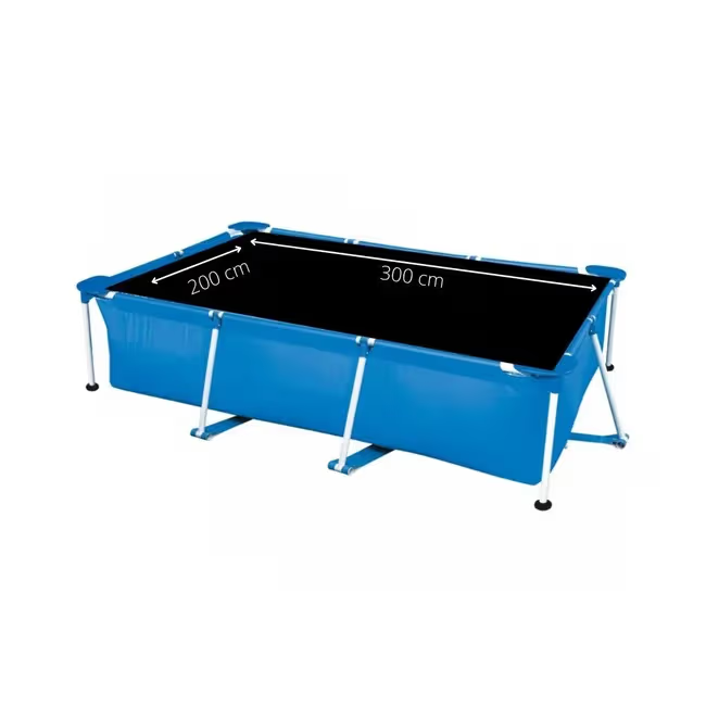 Intex Piscine – Frame Pool – 300 x 200 x 75 cm – Avec Tapis solaire, Pompe filtrante & Filtre – Image 3