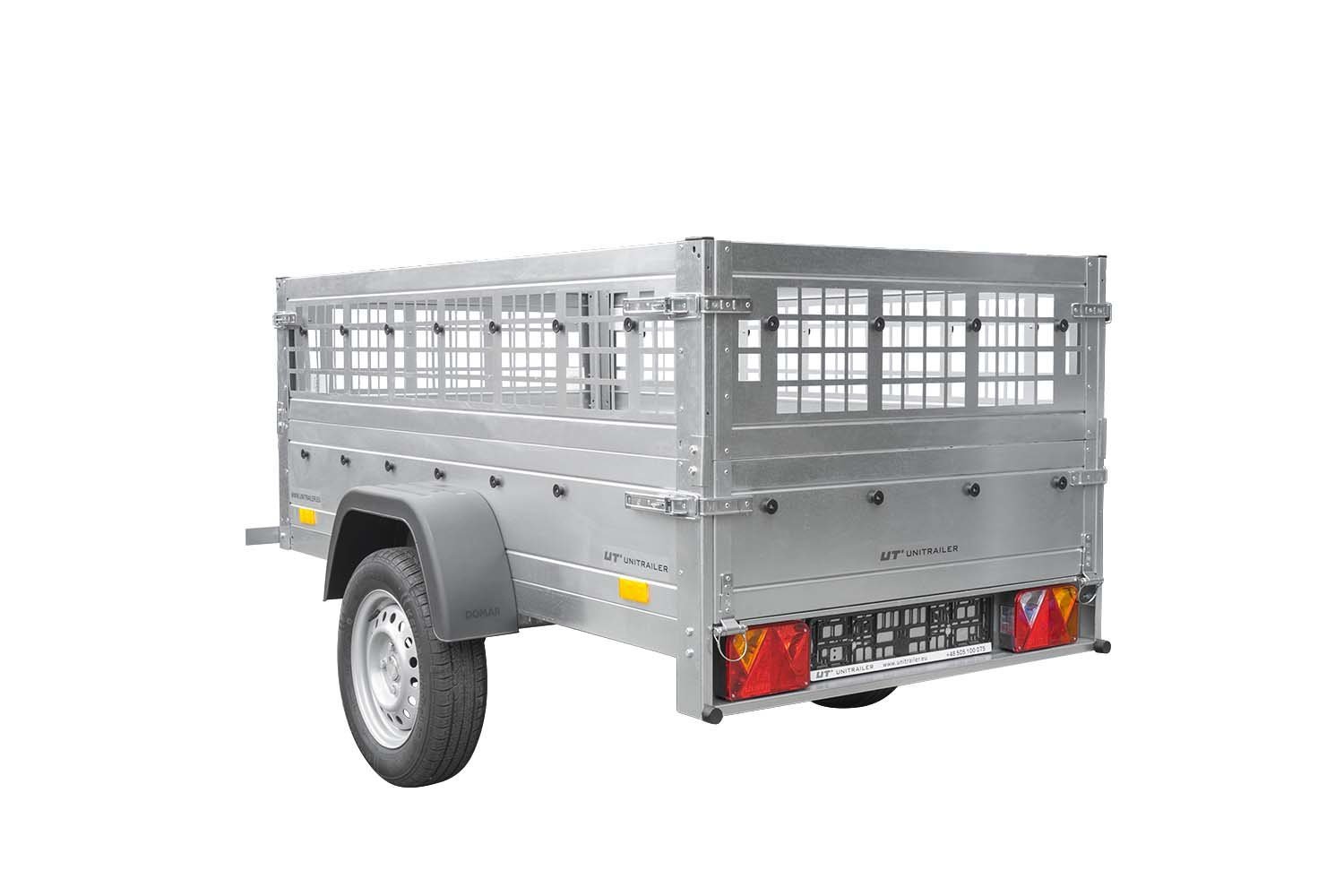 Top remorque garden trailer 200 kipp avec rehausses grillagées et roue jockey – Neuf – Prix Destockage – Image 9