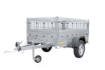 Top remorque garden trailer 200 kipp avec rehausses grillagées et roue jockey – Neuf – Prix Destockage